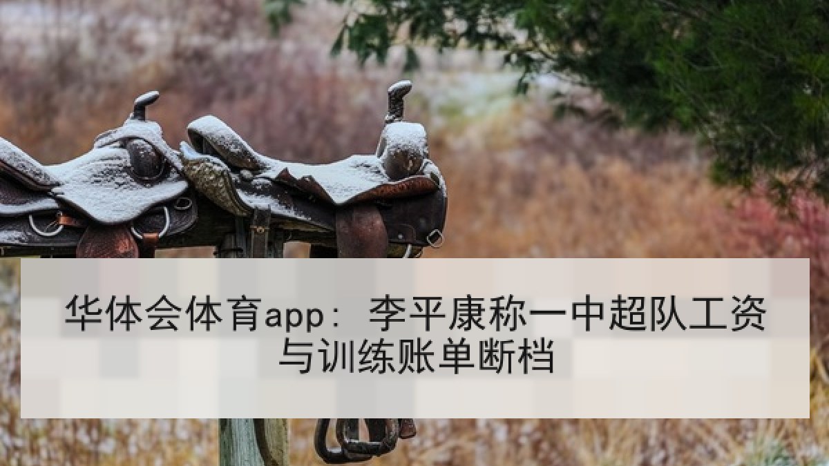 华体会体育app: 李平康称一中超队工资与训练账单断档